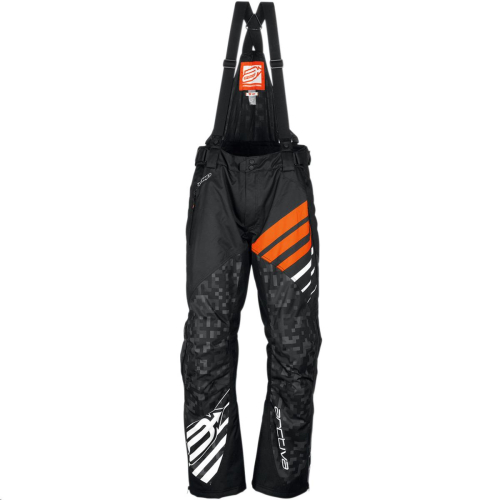 Arctiva - Arctiva Comp Insulated Bib - XF-2-3130-1159 - Black/Orange - Small
