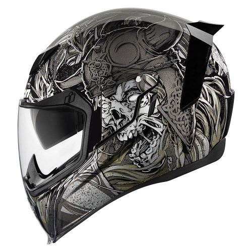 Icon - Icon Airflite Krom Helmet - 842.0101-10812 - Black - X-Small