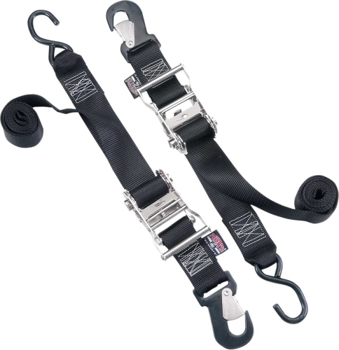 Powertye - Powertye Big Daddys Tie-Downs - Ratchet with Snap-Hook - S-Hook End Combination - 32572
