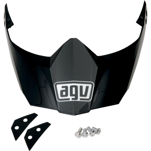AGV - AGV Visor for AX-8 Dual Sport/EVO  Helmets- Black - KIT76108001
