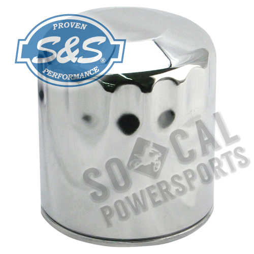 S&S Cycle - S&S Cycle Oil Filter - Chrome - 31-4104A