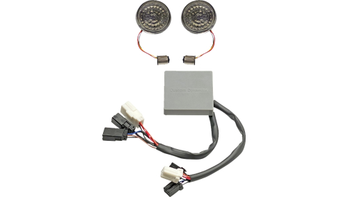 Custom Dynamics - Custom Dynamics SMART LED 1157 Bullet Turn Signals - Amber/Red - CD-STS-BCMXL
