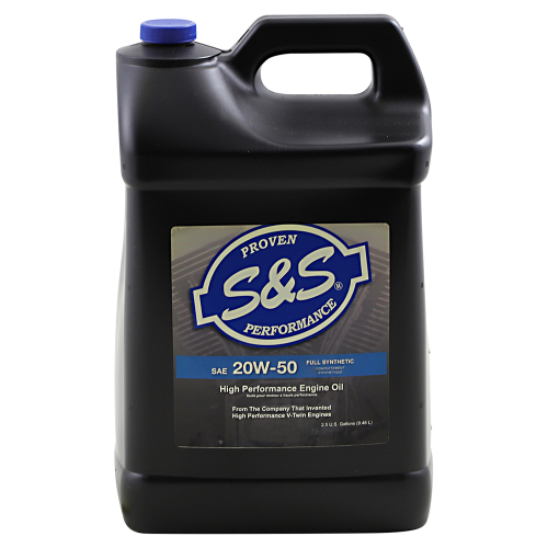S&S Cycle - S&S Cycle High Performance Full Synthetic Engine Oil - 20W50 - 2.5 Gal. - 153749