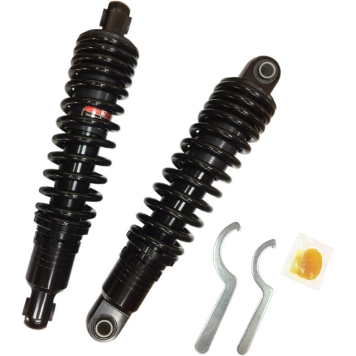 Drag Specialties - Drag Specialties Premium Ride-Height Heavy Duty Adjustable Shocks - 13in. - Black - 1310-1664