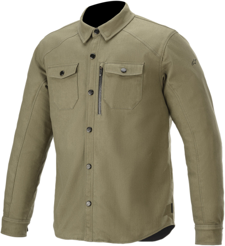 Alpinestars - Alpinestars Newman Overshirt - 4300120-608-4X - Military Green - 4XL