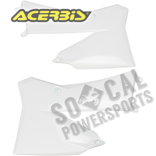 Acerbis - Acerbis Radiator Shrouds - White - 2253060002