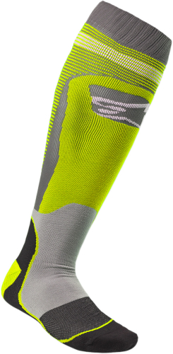 Alpinestars - Alpinestars MX Plus-1 Socks - 4701820-501-SM - Yellow/Gray - Medium