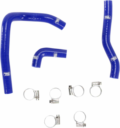 Moose Racing - Moose Racing Radiator Hose/Clamp Kit  - Blue - 1902-0985