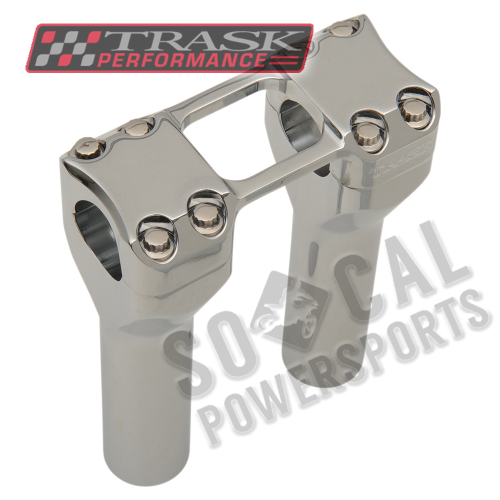 Trask Performance - Trask Performance Assault Risers for 1-1/4in. Handlebars - 6in. - Chrome - TM86016PO