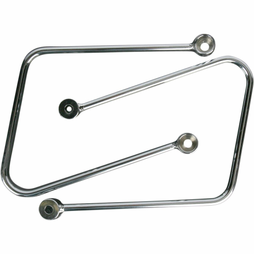 Cobra - Cobra Saddlebag Supports - Chrome - 02-6135