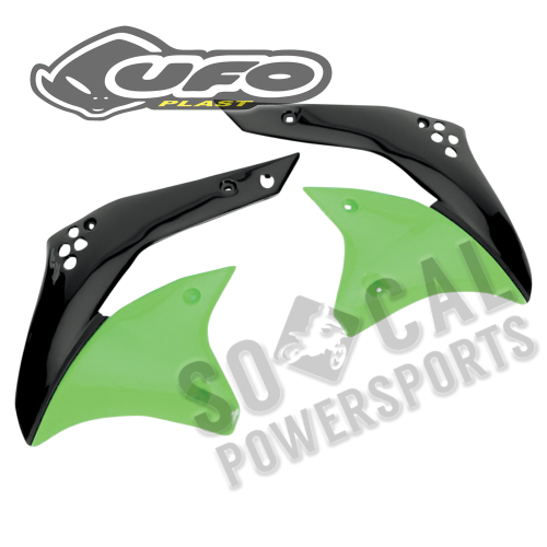 UFO Plastics - UFO Plastics Radiator Covers - Green - KA03767-026