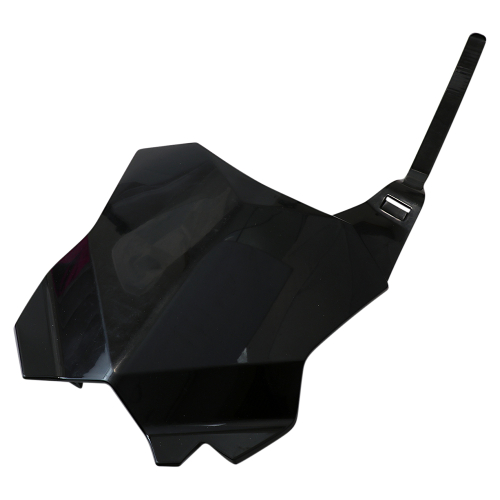 UFO Plastics - UFO Plastics Front Number Plate - Black - KA04738-001
