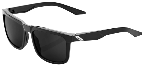 100% - 100% Blake Sunglasses - Black - 61029-001-47 - Gray Lens - OSFA