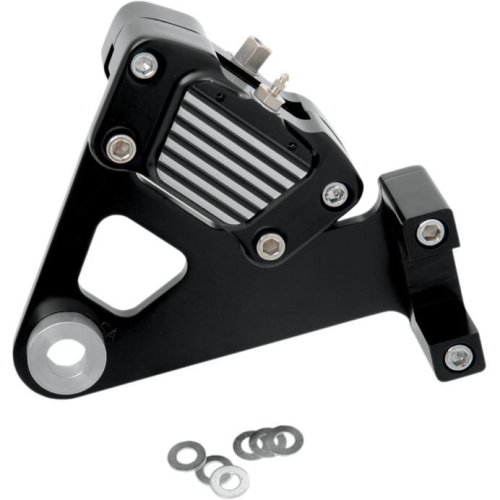 GMA Engineering - GMA Engineering 2-Piston Custom Rear Brake A-Caliper Kit - Classic Black Contrast - GMA-103SAB