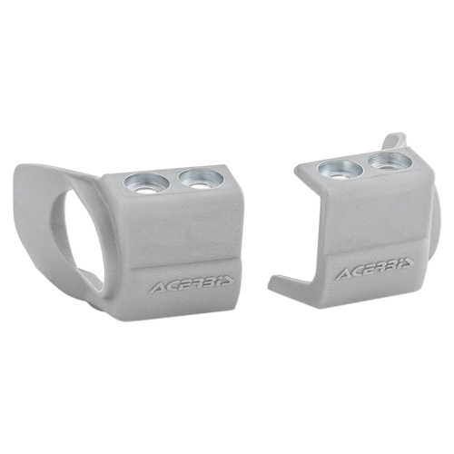 Acerbis - Acerbis Shoe Protectors For Inverted Forks - Silver - 2709690012
