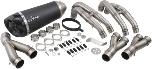 Leo Vince - Leo Vince Factory S Exhaust System - Carbon Fiber Muffler - 8482S