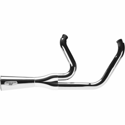 Arlen Ness - Arlen Ness F-Bomb 2-Into-1 Exhaust System - Chrome - 7212401