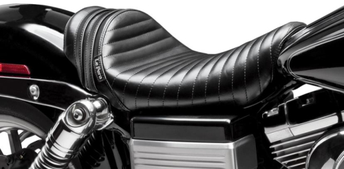 Le Pera - Le Pera Stubs Spoiler Seat - Black with Black Stripes - LK-411BLK