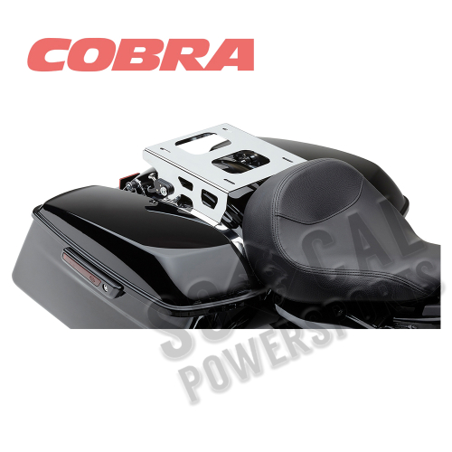 Cobra - Cobra Solo Tour Pack Mounting Kit - Chrome - 602-2704
