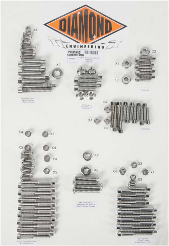 Diamond Engineering - Diamond Engineering OEM Style Polished Stainless Steel Custom Transformation Kit - DE8008H