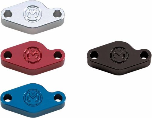 Moose Racing - Moose Racing E-Brake Block-Off Plate - Black - BL-BP6061BK