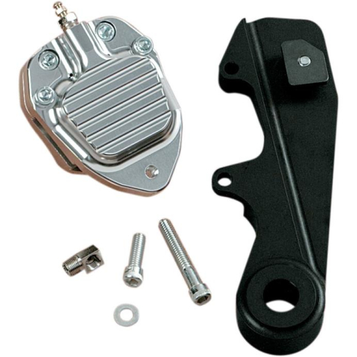 GMA Engineering - GMA Engineering 2-Piston Custom Rear Brake B-Caliper Kit - Classic Chrome - GMA-201STC