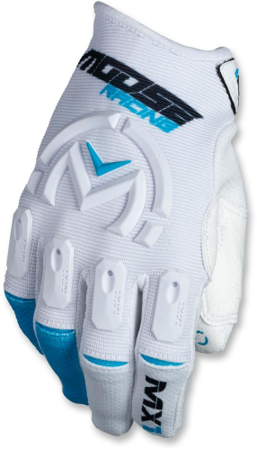 Moose Racing - Moose Racing MX1 Gloves - White/Blue - 3330-4509 - White/Blue - X-Large