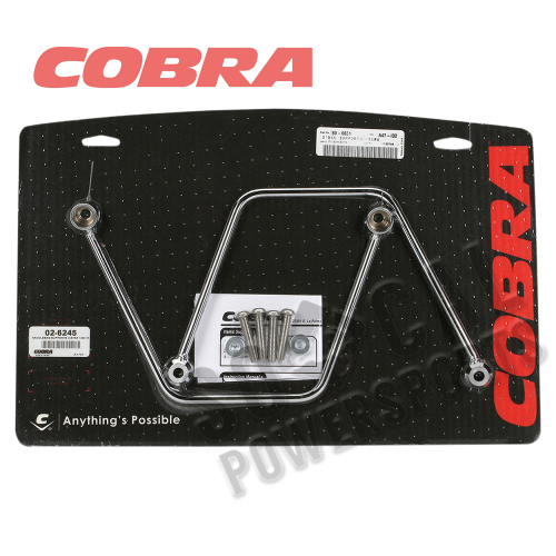Cobra - Cobra Saddlebag Supports - Chrome - 02-6245