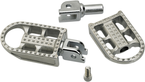 Biltwell Inc. - Biltwell Inc. Mushman Footpegs - Raw Polished - 7002-302-03