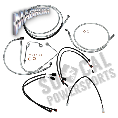 Magnum - Magnum Sterling Chromite II Handlebar Installation Kit for 15-17in. Ape - 387822