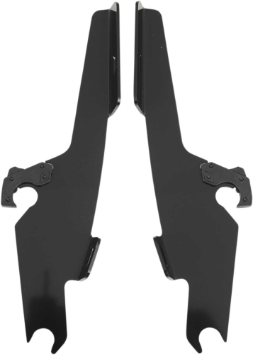 Memphis Shades - Memphis Shades Plates-Only Kit for Changing Sportshield to Fats/Slim - Black - MEB8880