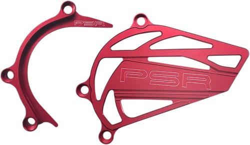 PSR - PSR Case Saver/Sprocket Cover Kit - Red - 03-04156-24