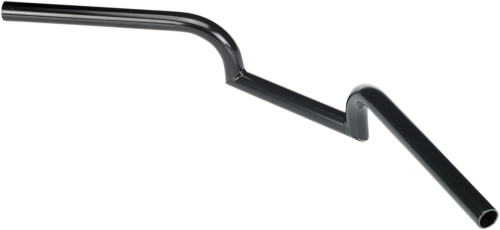 Biltwell Inc. - Biltwell Inc. 1in. Mustache Slotted Handlebar - Black Electroplated - 6013-2016