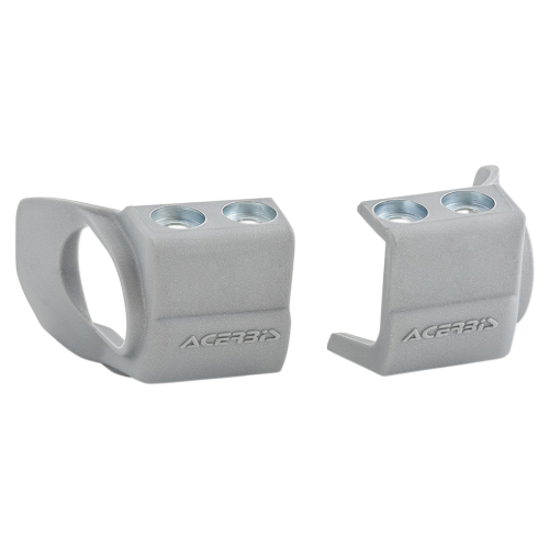 Acerbis - Acerbis Shoe Protectors For Inverted Forks - Silver - 2709700012