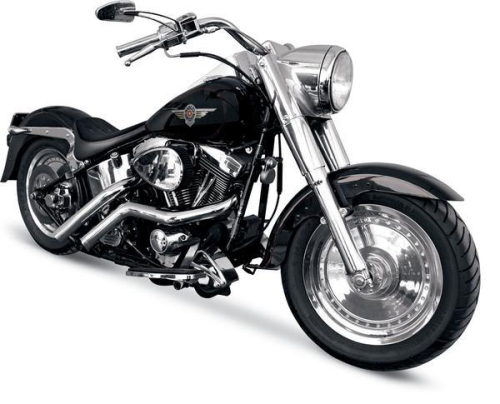 LA Choppers - LA Choppers 187 Custom Exhaust - Straight Cut Tip - Chrome - 1800-0720