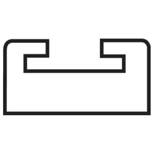 Kimpex - Kimpex Colored Slide - Style Y - 52 3/4in. L - Black - 04-228-35