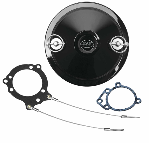 S&S Cycle - S&S Cycle Stealth Air Cleaner Cover - Muscle - Gloss Black - 170-0463