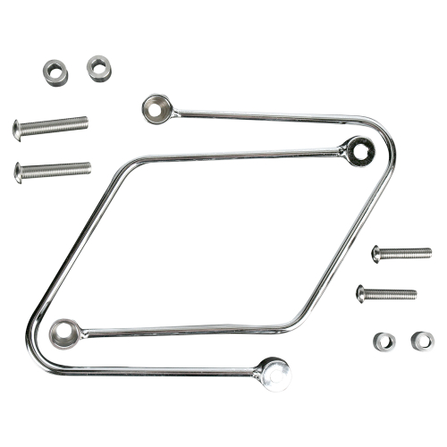 Cobra - Cobra Saddlebag Supports - Chrome - 02-6160