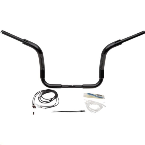 Fat Baggers, Inc. - Fat Baggers, Inc. 1-1/2in. EZ Install Pointed Top Handlebar Kit - Black - 809512-B