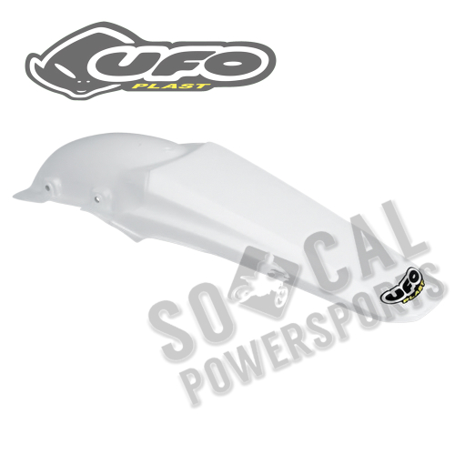 UFO Plastics - UFO Plastics Rear Fender - White - HO04607-041