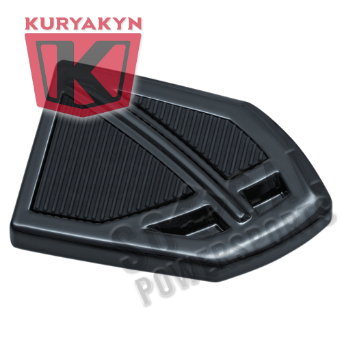 Kuryakyn - Kuryakyn Phantom Brake Pedal Pads - Black - 5765