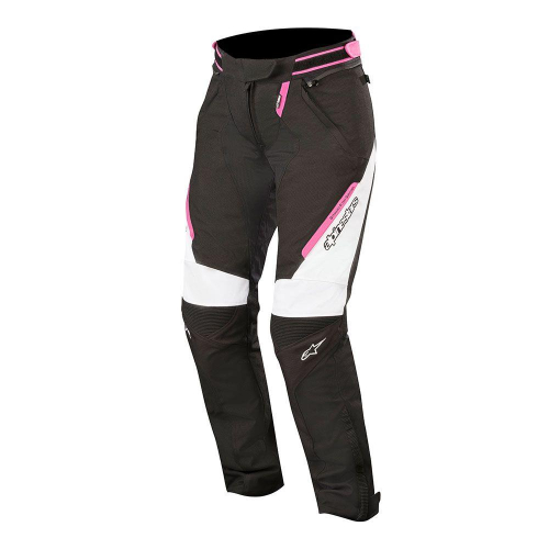 Alpinestars - Alpinestars Stella Raider Drystar Womens Pants - 3234518-1239-S - Black/White/Fuchsia - Small
