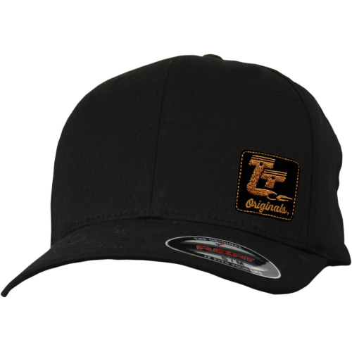 Throttle Threads - Throttle Threads Originals Curved-Bill Throttle Threads Hat - TT601H51BKLXL - Black - Lg-XL