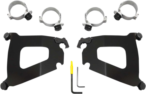 Memphis Shades - Memphis Shades Trigger-Lock Mount Kit for Bullet Fairing - Black - MEB2011