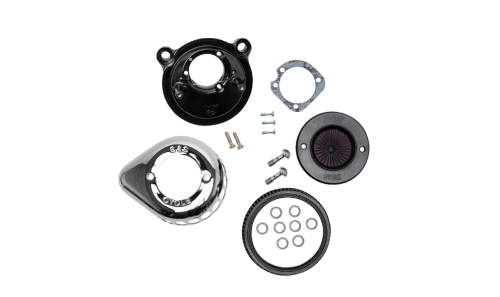 S&S Cycle - S&S Cycle Air Stinger Stealth Air Cleaner Kit - Chrome - 170-0725A