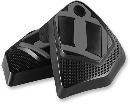 Icon - Icon Cloverleaf Knee Puck - Black and Gray - 2704-0346