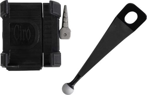Ciro - Ciro Smartphone Holder without Charger with Fairing Mount - Black - 50317