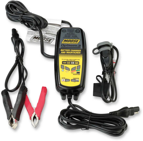 Moose Utility - Moose Utility Optimate 3 Battery Charger/Maintainer - TM441