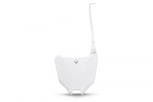 UFO Plastics - UFO Plastics Front Number Plate - White - HO05607-041