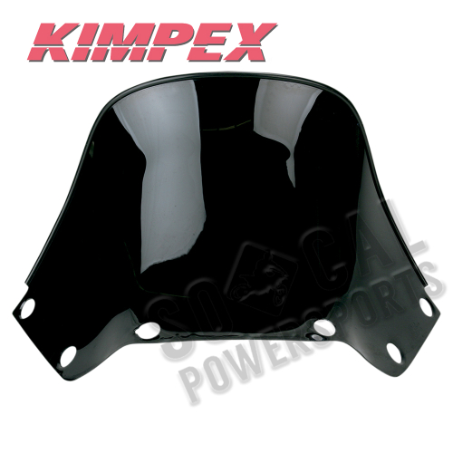 Kimpex - Kimpex Polycarbonate Windshield - Standard - 9.5in. - Black - 06-629-12
